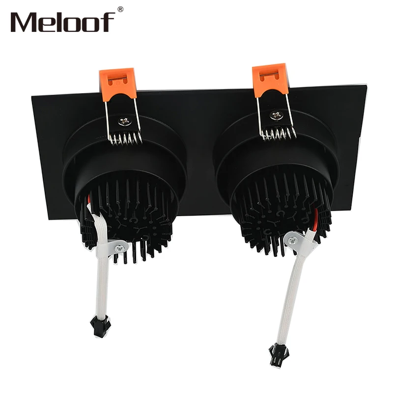 Светодиодный точечный потолочный светильник 20 Вт 30 40 с двойной головкой