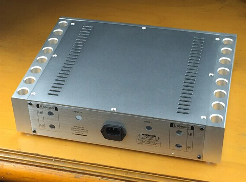 BZ3608B Алюминий корпус предусилитель шасси Мощность Усилитель чехол/коробка