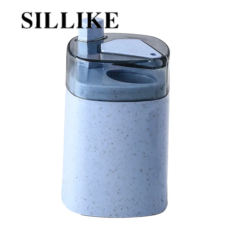 

Wheat Straw Press Type Automatic Pop-up Toothpick Holder Living Room Toothpick Holder Restaurant Toothpick Tin Portable er