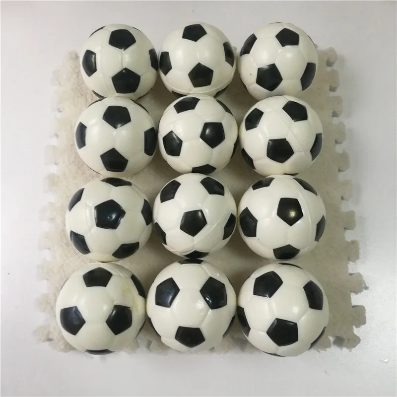 football 12 шт., 6,3 см, антистрессовый мяч, рельефный футбольный футбол, баскетбол, бейсбол, теннис, мягкий Поролоновый резиновый мяч, детские игрушки, подарок - Цвет: football