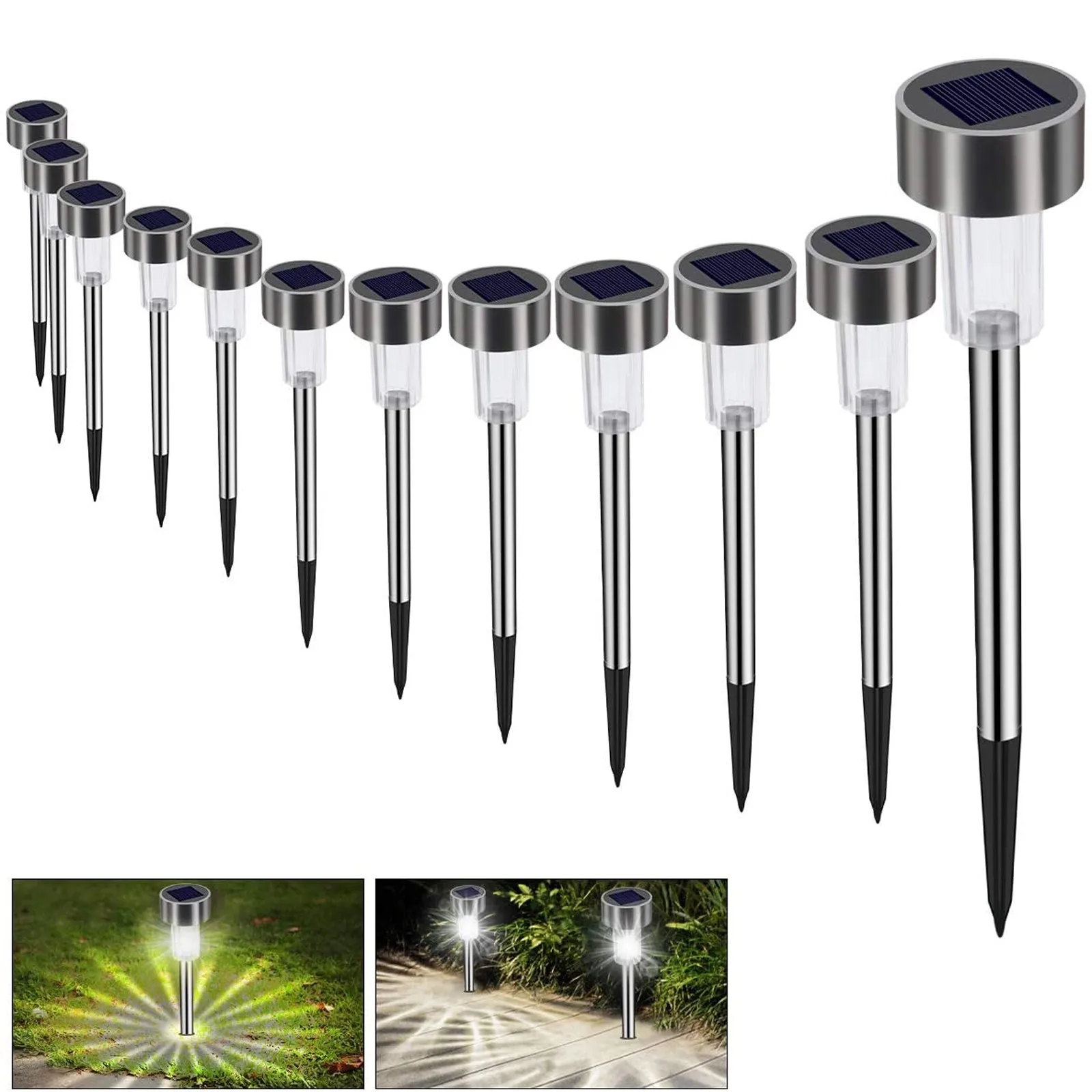 Светодиодный солнечный свет сада Открытый солнечной энергии лампы Фонари