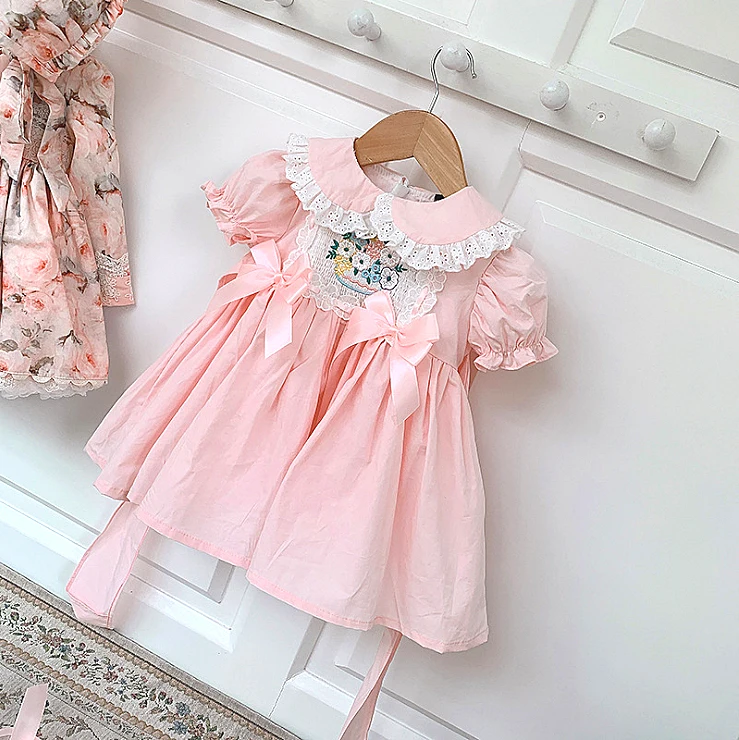 5340 г. Кружевное платье-пачка принцессы с оборками для маленьких девочек 2020