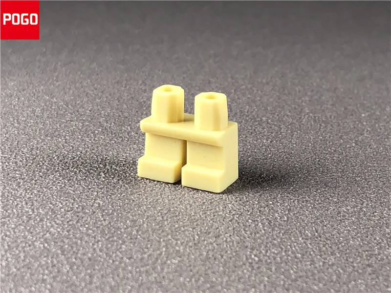 10 шт./лот кубики Moc hips модель фигурки Красочные Брюки DIY Развивающие строительные блоки мини куклы игрушки для детей Подарки - Цвет: short legs
