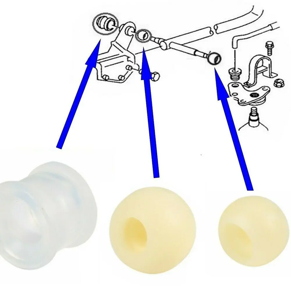 

Car Gear Shift lever Clear Rubber 3pcs Bush For T4 MK4 Transporter Kit