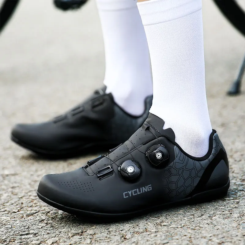 

Professional Men's Mountain Bike Cycling Shoes Self-Locking Non-Slip Road Flat Bicycle Racing Shoes Zapatillas De Ciclismo 36-48