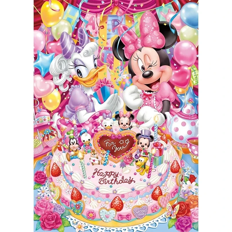 

Modern Cartoon Swinging Poster Mickey Minnie Canvas Picture Disney Land No Frame Painting Wall Art Living Room Home Decor Prints