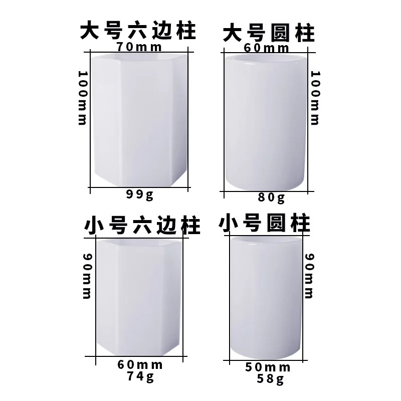 

DIY Epoxy Mold Cylinder Hexagonal Silicone Mold Resin Candle Resin