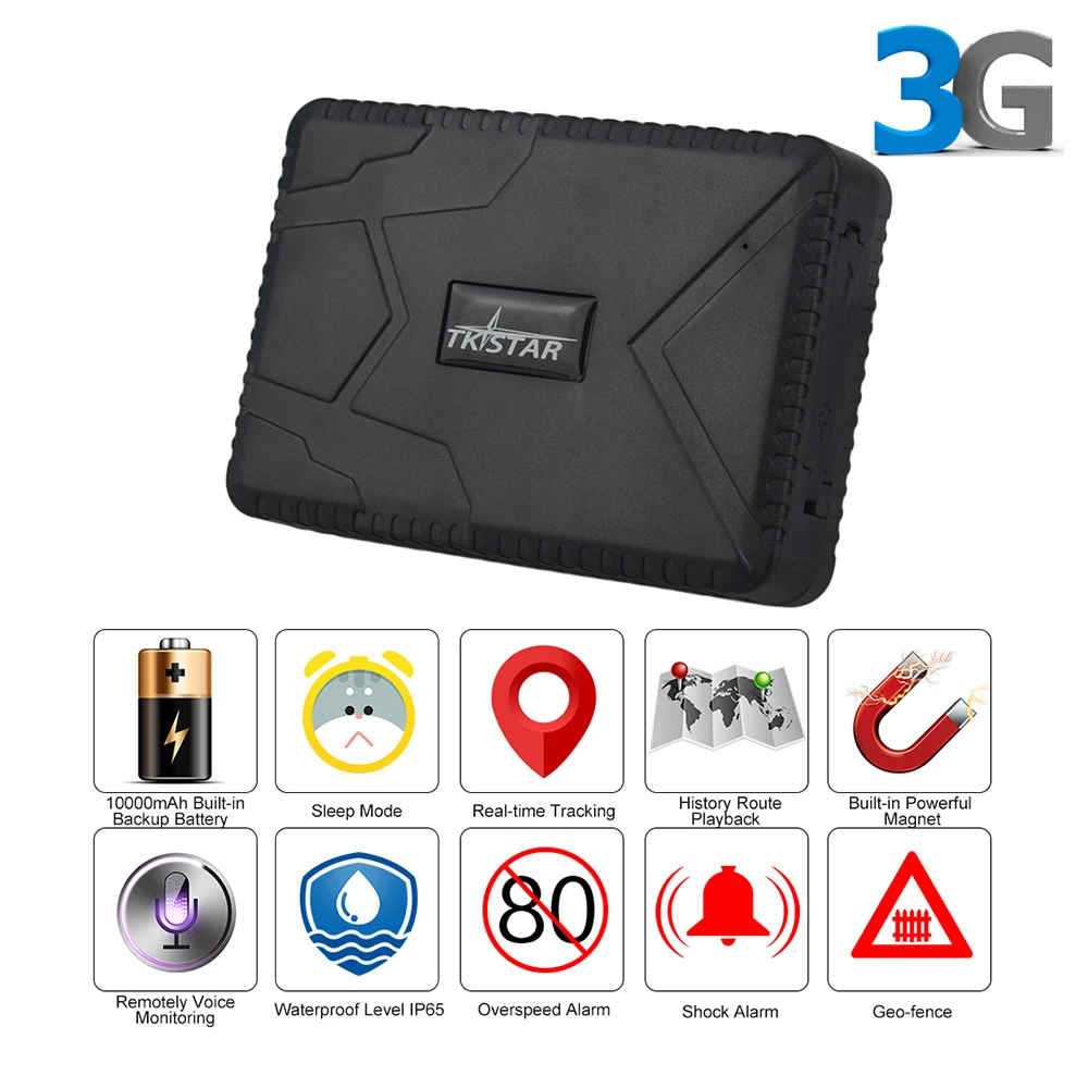 GPS трекер TKSTAR для автомобиля водонепроницаемый IP66 7800 мАч|GPS-трекеры| |