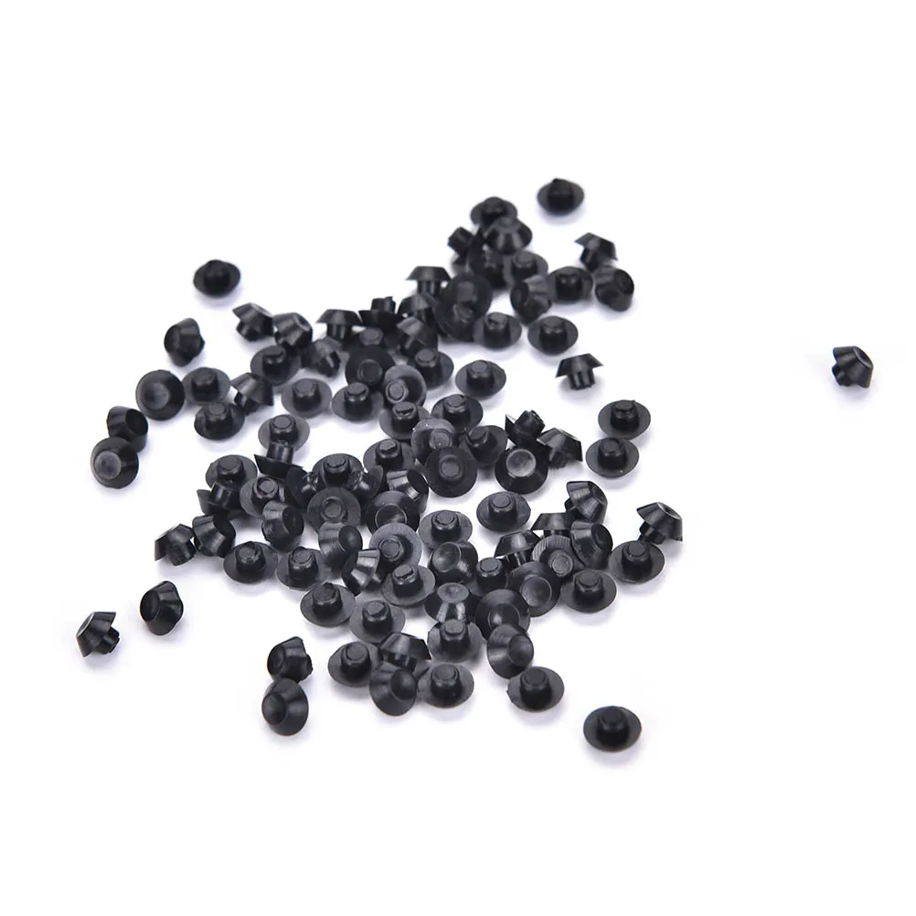 100Pcs/lot Black Hex Socket Allen Bolt Screw Nut Hexagon Head Cover Cap Protector Screws Covers Caps M4/5/6/10 | Обустройство дома