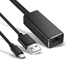 Адаптер Ethernet Ugreen для Chromecast USB 2,0RJ45, для Google Chromecast 2 1 Ultra Audio TV Stick, сетевая карта Micro USB