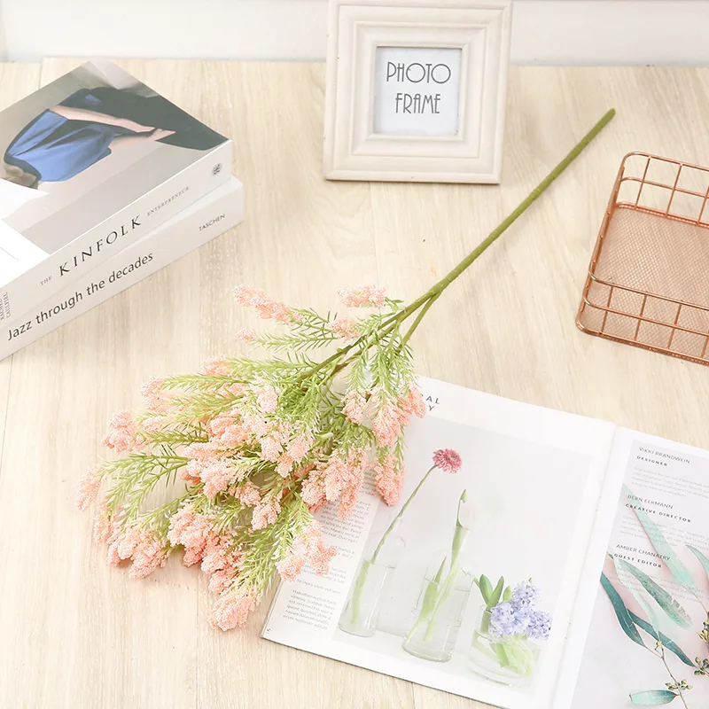 Искусственный цветок ванильный шип Букет Лаванды для домашнего свадебного