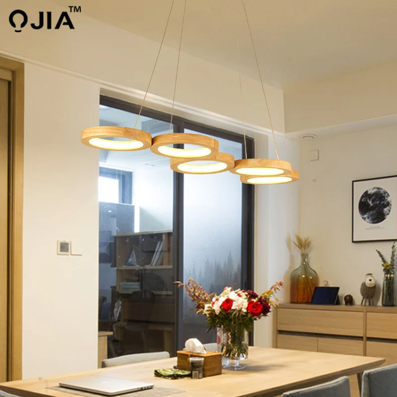 Luces LED colgantes de nuevo diseño moderno para mesa de comedor de Hotel, dormitorio, sala de estar, iluminación de la sala de estudio, decoración, lámparas cálidas para el hogar
