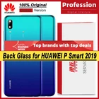 100% оригинал Для Huawei P Smart 2019 задняя крышка батарейного отсека Крышка батарейного отсека с объективом камеры