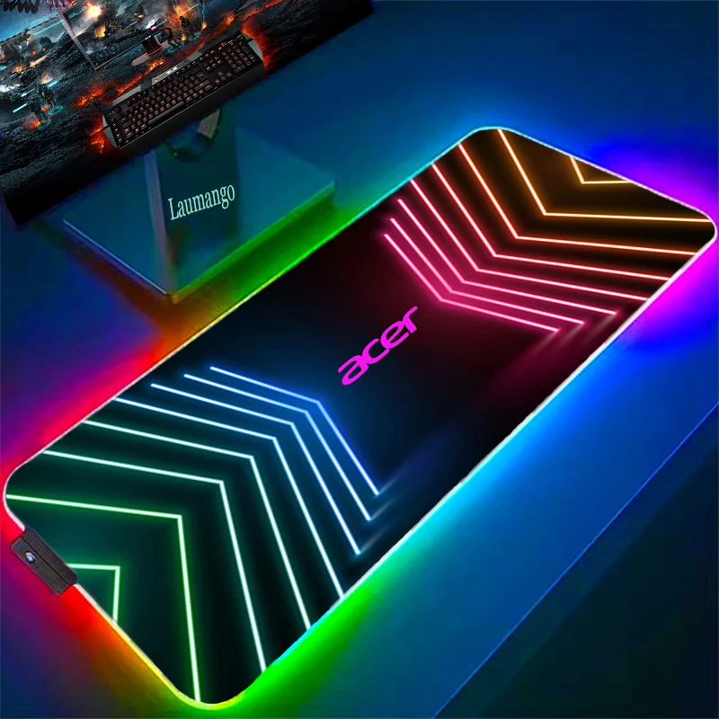 

Mouse Gamer Carpet RGB Keyboard Mat Acer Data Frog Large Computer Desk Pad Anime Mousepad Xl Carpets Gaming Mats Deskmat Deskpad