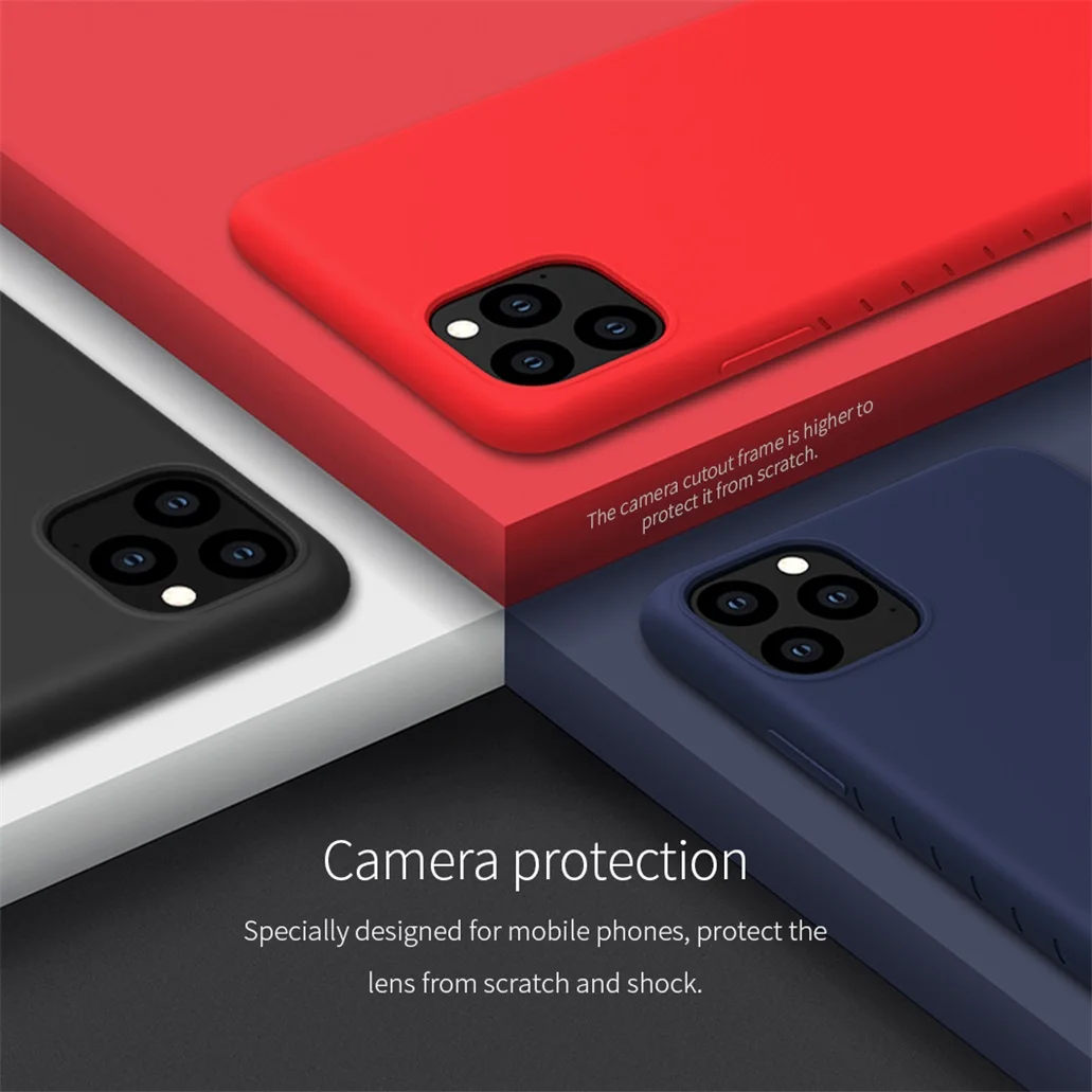 Чехол NILLKIN для iPhone 11 Pro Max чехол на айфон резиновый защитный телефона из ТПУ задняя