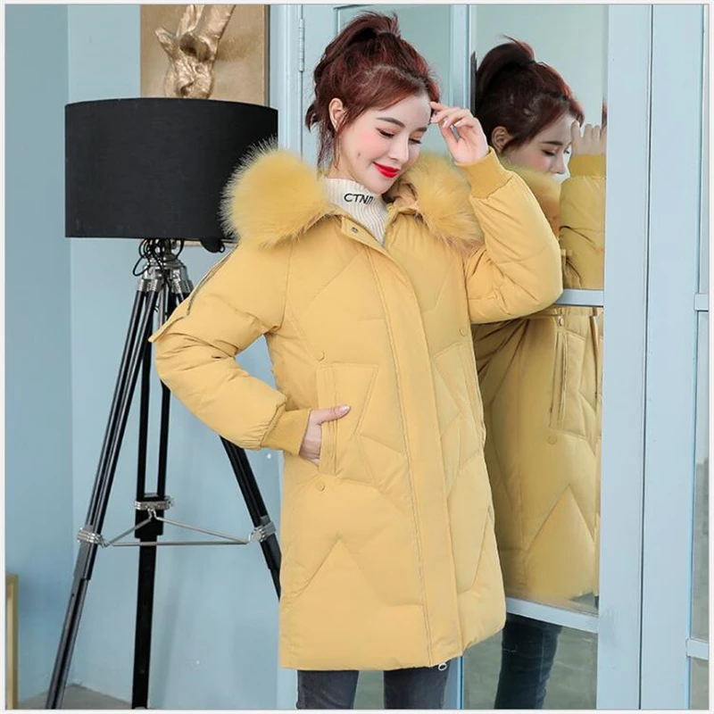 

Plus Size 3XL Women Parkas Casual Autumn Winter Hooded Long Jacket Female Coat Thick Warm Winter Jacket for Women 2020 New G831