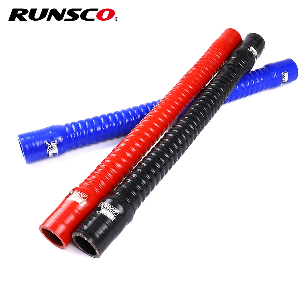 Car Silicone Flexible Hose ID 42 51 55 57mm for Water Radiator Tube Air Intake High Pressure Rubber Joiner Pipe For Toyota | Автомобили и