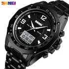 SKMEI Dual Time Мужские Цифровые спортивные часы Chrono Alarm мужские наручные часы модные мужские часы с датой 1504