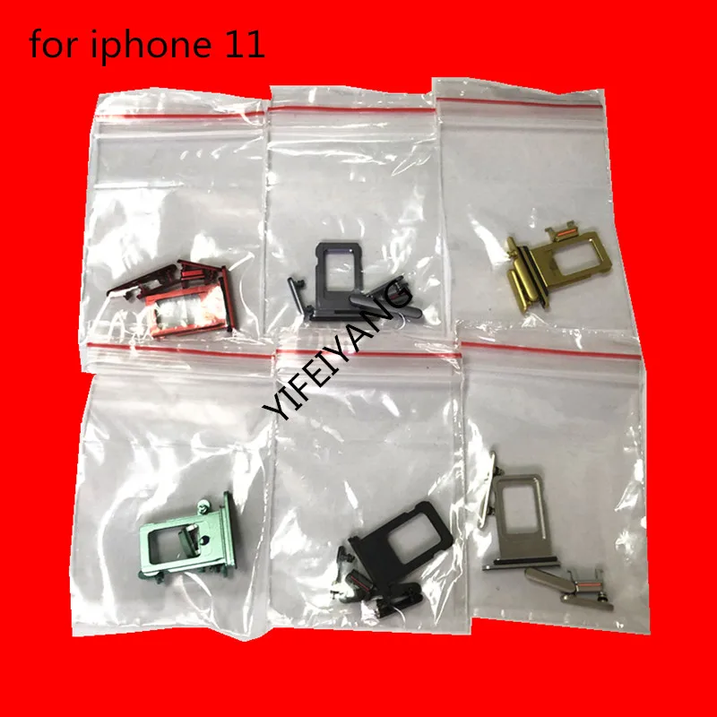 50 компл./лот оригинальный для iPhone 11 качественный sim-карты слот клавиша