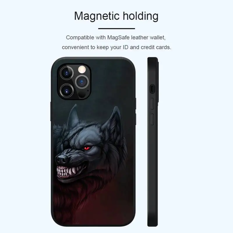 

Ferocious wolf adventure Phone Case for iPhone 11 12 pro XS MAX 8 7 6 6S Plus X 5S SE 2020 XR Soft silicone