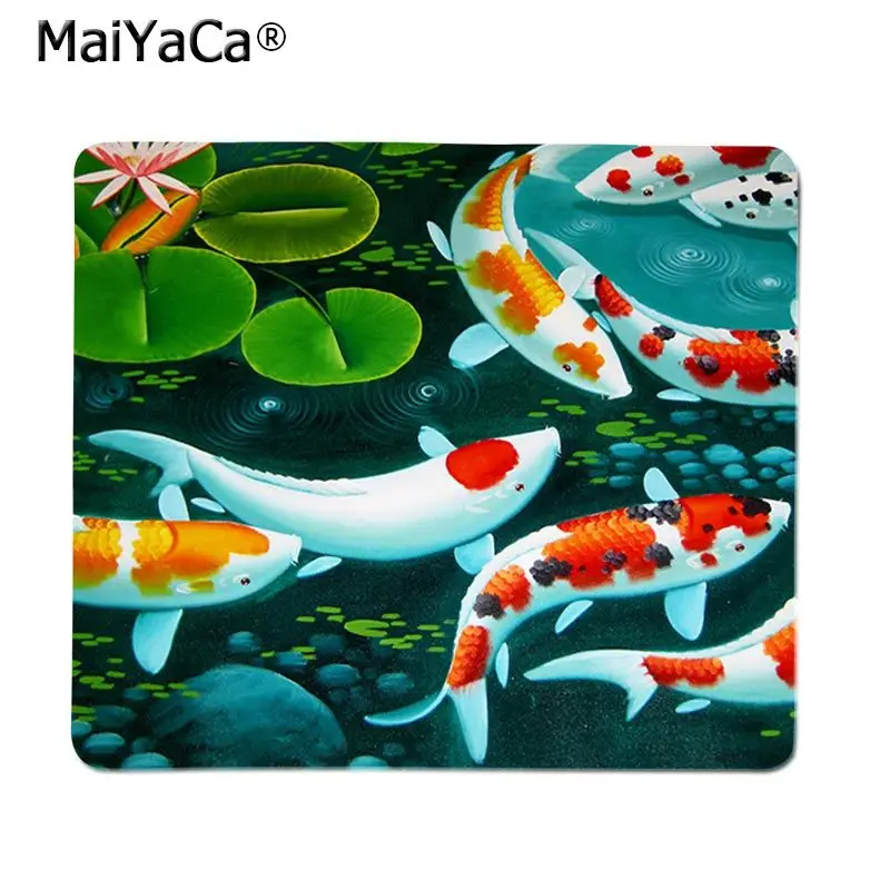 

Maiyaca High Quality The Koi Pond paintings Beautiful Anime Mouse Mat Smooth Writing Pad Desktops Mate gaming mouse pad
