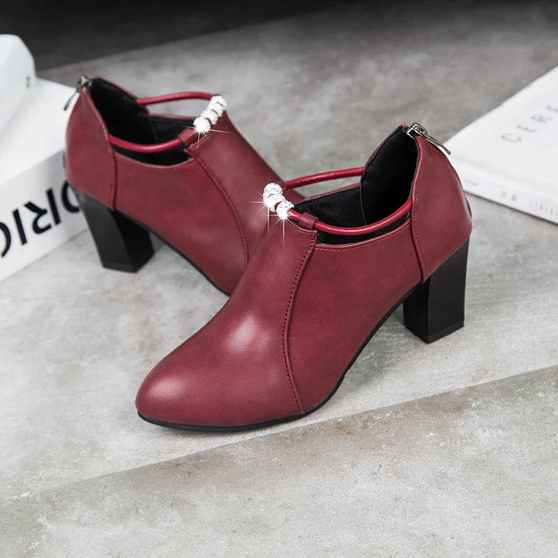 Size35-50 Красивые новые модные женские туфли-лодочки Сезон весна-осень Мягкая обувь