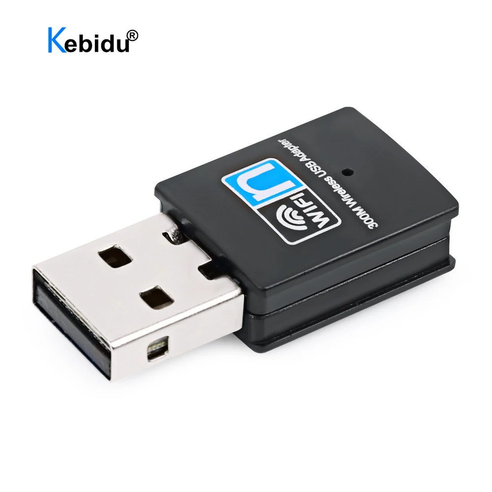 

300Mbps USB WiFi Adapter Receiver 2.4G Wireless Network Card USB Ethernet Wi-Fi Adapter Lan Wifi Dongle For PC Desktop