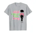 Известная как Симпатичная девочка Swag рубашка Alpha Sorority Kappa розовый подарок