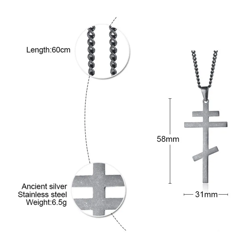 Новинка 2022 подвеска-крест Modyle золотого и серебряного цвета из нержавеющей стали