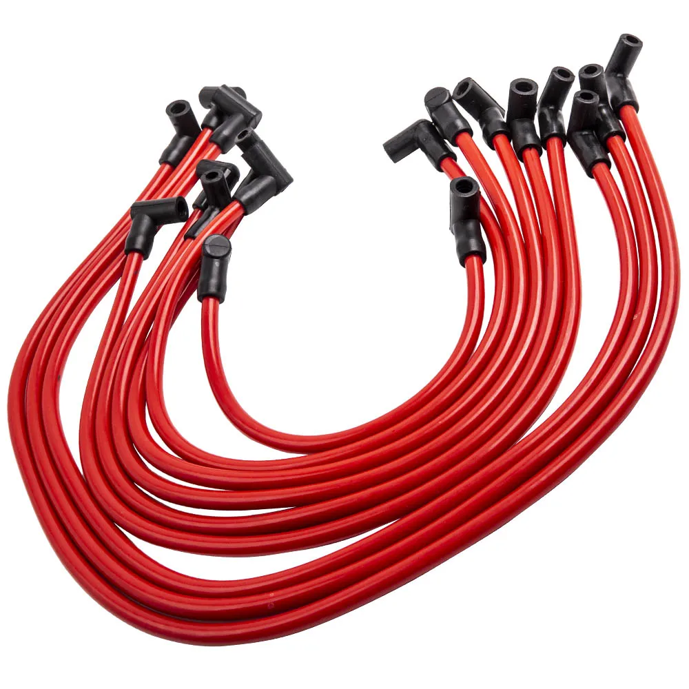 

Electronic LH RH Spark Plug Wire Ignition Wires 10.5MM for SBC BBC 350 383 454