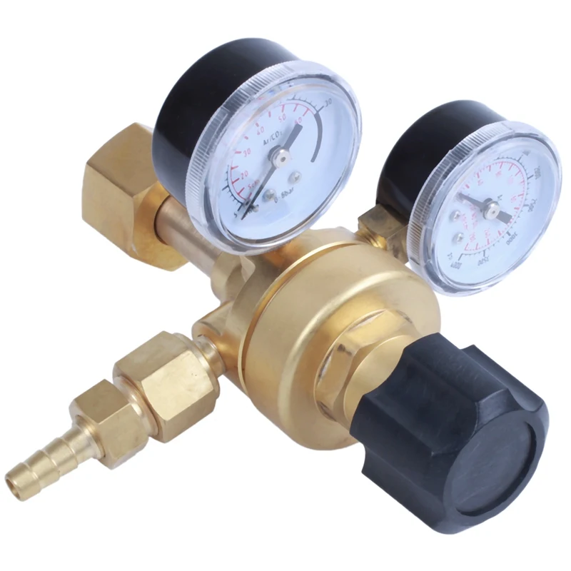 Mini Argon Co2 Gas Bottle Pressure Regulator Mig Tig Welding Flow Meter Gauge W21.8 1/4 Thread 0-20 Mpa |