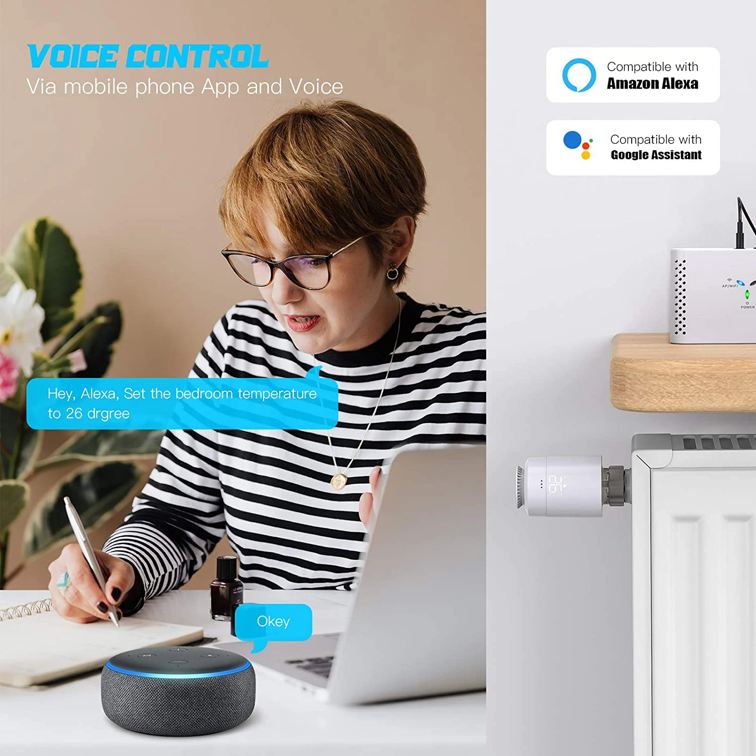 Умный термостат с Wi-Fi контроллер температуры приемник термостатом регулятор TRV