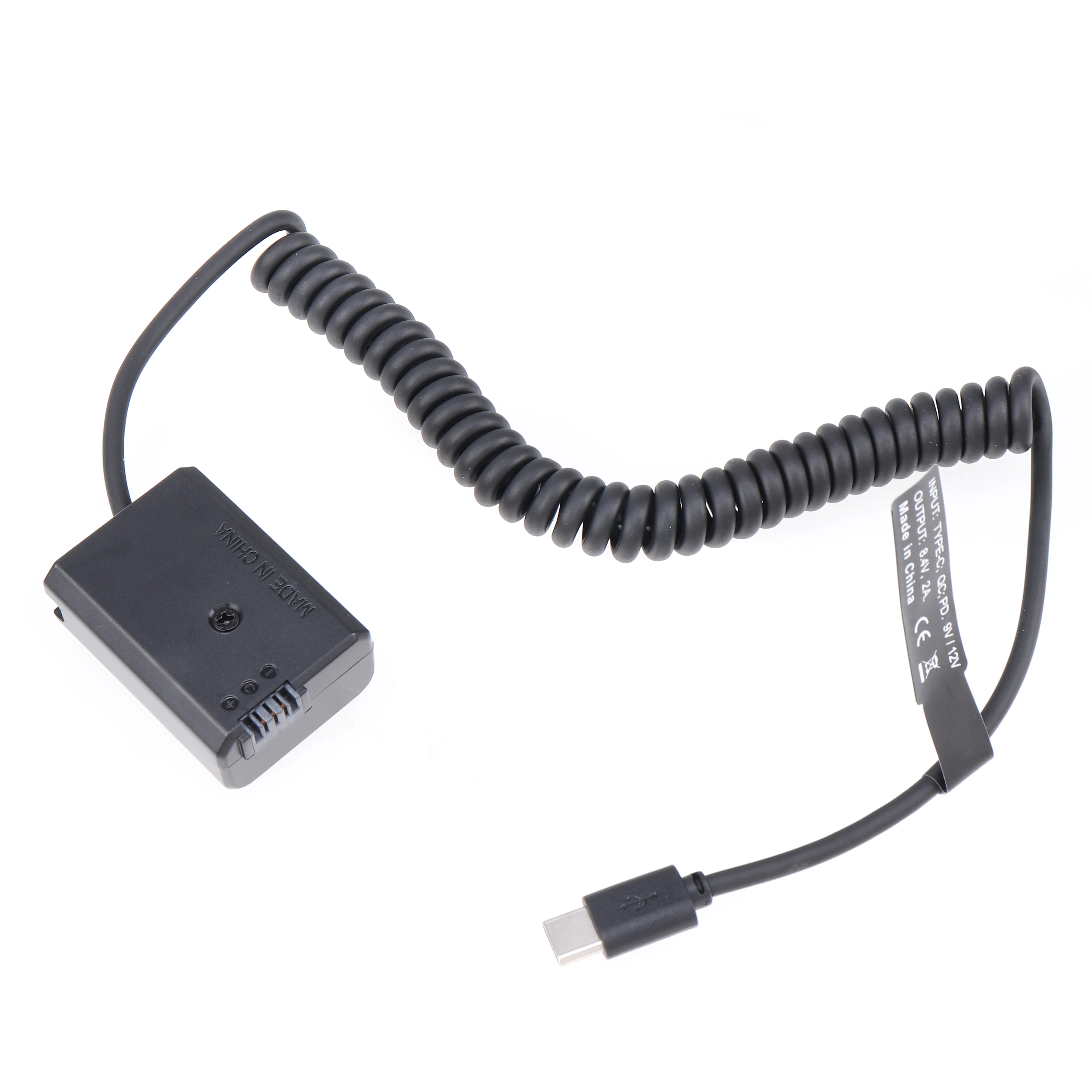

FOTGA NP-FW50 Dummy Battery Adapter +Type C Cable for Sony ZV-E10 A7 A7R A7S A7M A7II A7S2 A7M2 A7R2 A6500 A6400 A6300