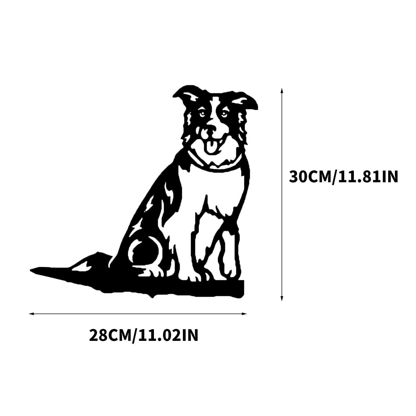 

Garden Statues Sculptures Metal Outdoor Puppy Decoration Ornaments Plug-in Garden Artwork Yard Sculptures Crafts Decoartion