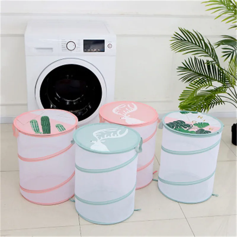 Корзина для белья с рисунками из мультфильмов большие игрушки складная Одежда