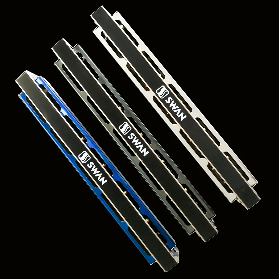 Swan 24 Отверстия октавы настроенный гармоника металлические Ключ C с чехол