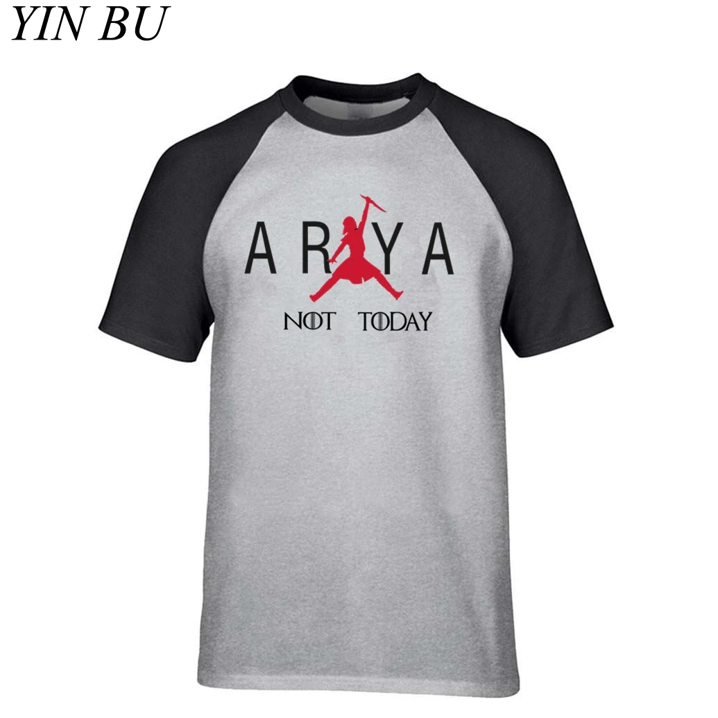 Дропшиппинг Игра престолов Ария Старк не сегодня футболка для мужчин летний топ