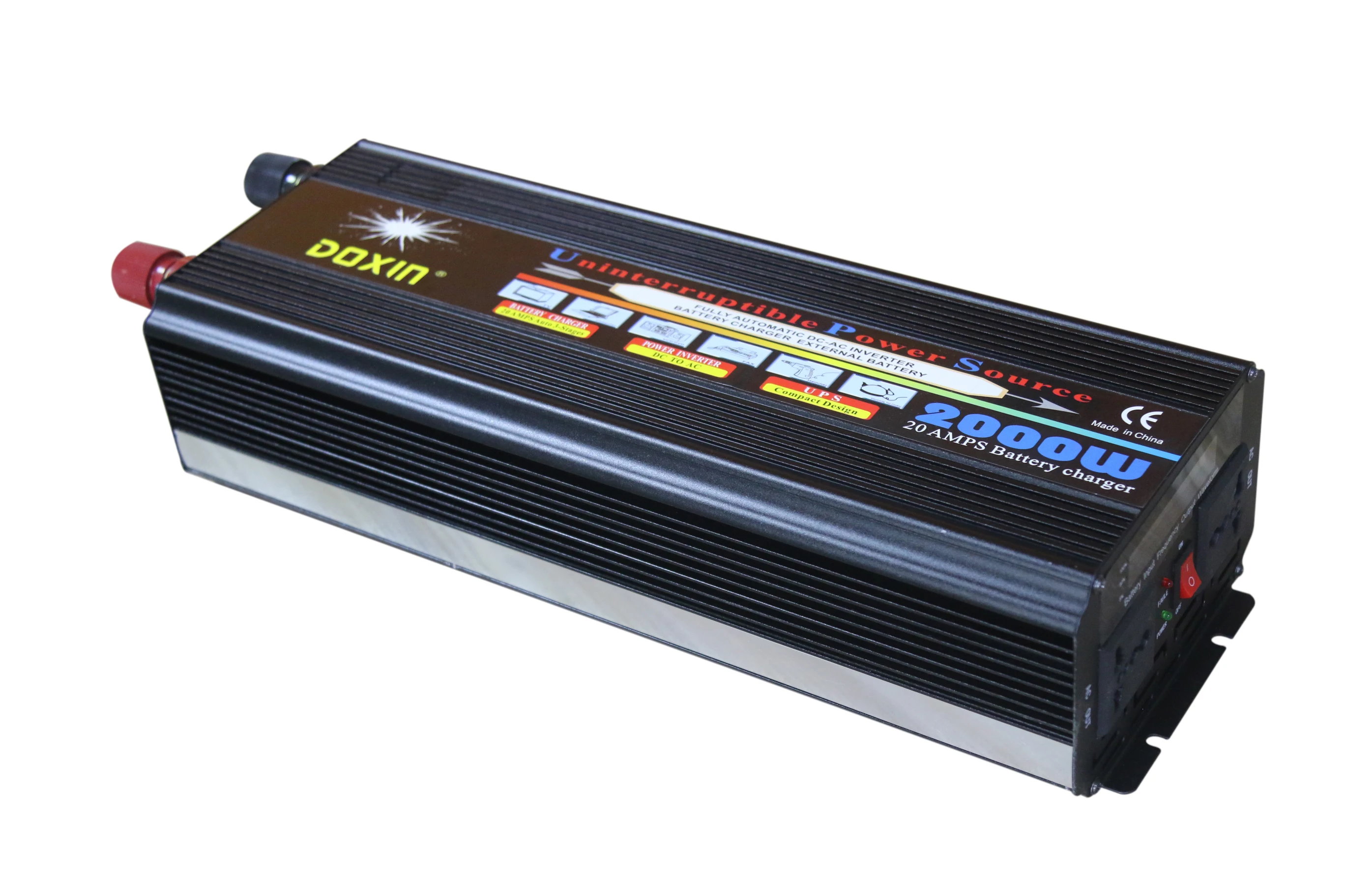 Модифицированный волновой инвертор 2000 Вт DC12V к AC220V UPS Универсальный