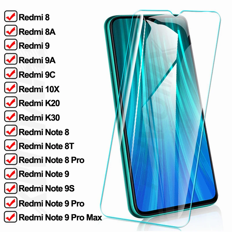 9D закаленное стекло для Xiaomi Redmi 9C 9 9A 8 8A 10X Защита экрана K20 K30 Note 8T 9S Pro Max защитная
