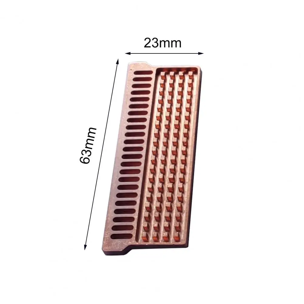 

Notebook Memory Heat Sink Copper Heatsink Laptop RAM for DDR1 DDR2 DDR3 DDR4 Heat Dissipation Pure Copper Heatsink Cooler