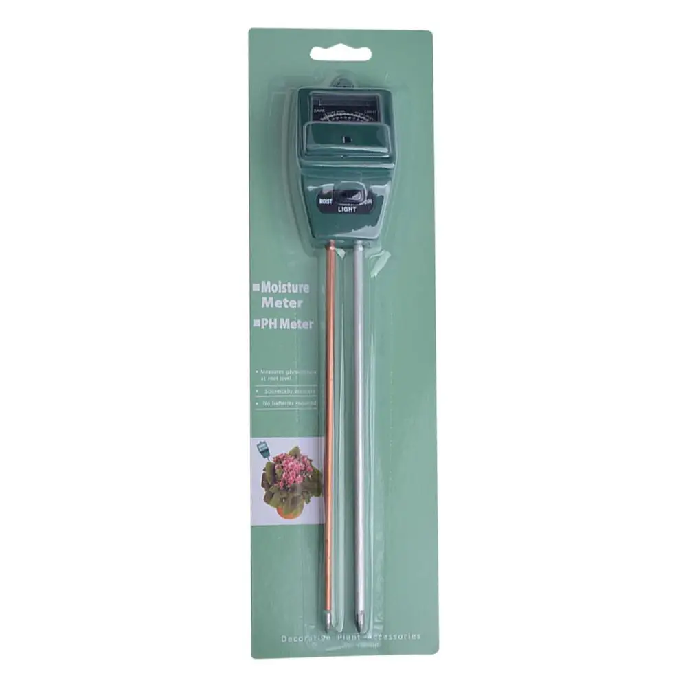 3 in1 Garden Plant Flowers Soil PH Tester Plants Growth Moisture Light Intensity Meter Instrument Testing Tool | Дом и сад