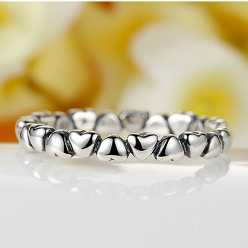 Женское Обручальное кольцо из серебра 925 пробы в европейском и американском