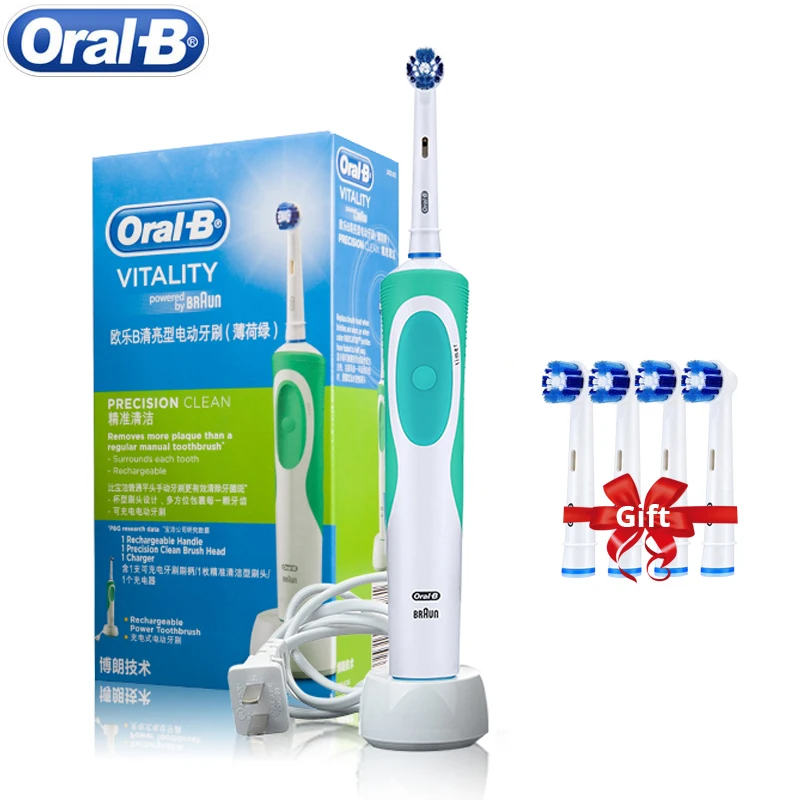 Зубная щетка Oral B 2D электрическая вращающаяся с вибрацией для ухода за полостью