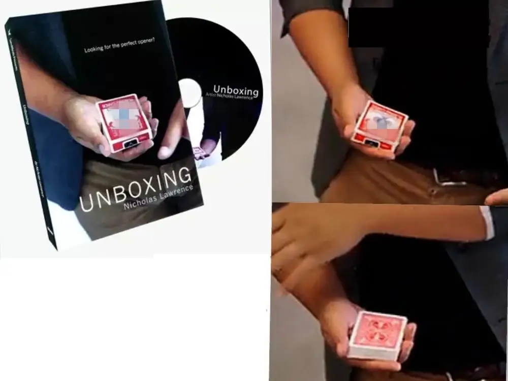 New Arrival Unboxing (DVD+Gimmick) - Card Magic Tricks Close Up ,Magic Accessories Stage Fun Illusions