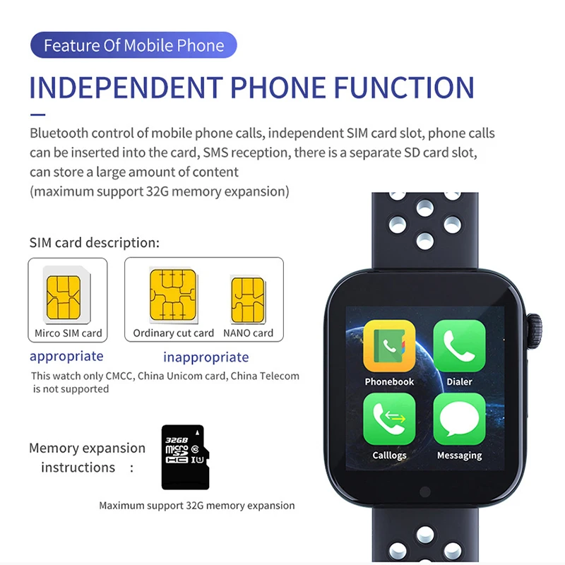 Новые смарт-часы Z6, Sim карта, фитнес, Bluetooth, IOS, Android, часы, телефон, часы, камера, музыкальный плеер, умные часы, PK GT08 DZ09 Q18 Y1
