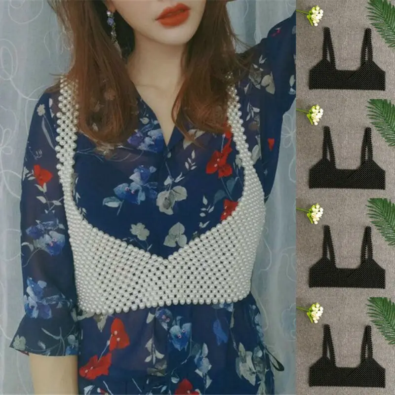 Брендовые новые женские майки без рукавов с бретельками однотонный бюстгальтер