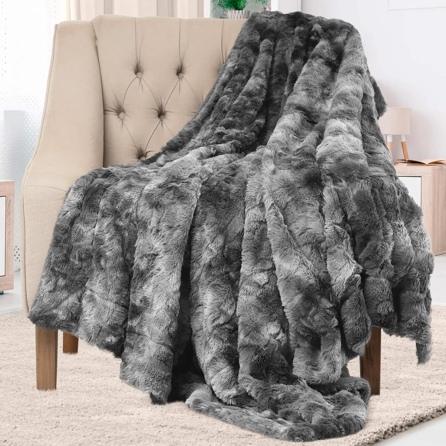 

Super Soft Blanket Artificial Blanket Lightweight Plush Blanket Comfortable Warm Cover Blanket