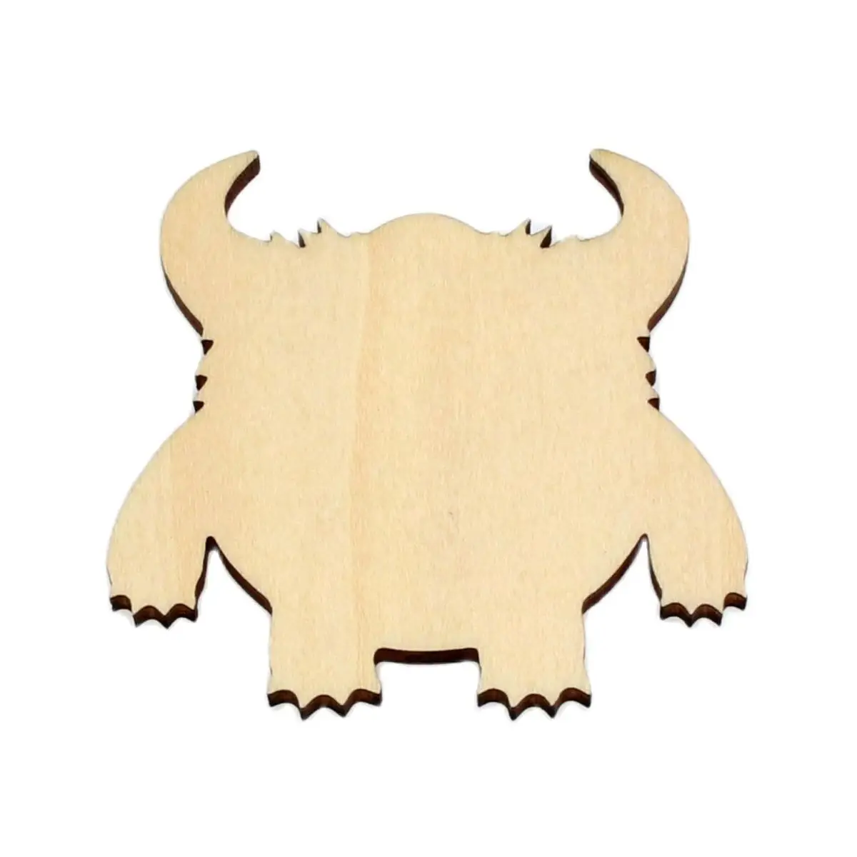 

Alien monster shape, mascot laser cut, Christmas decorations, silhouette, blank unpainted, 25 pieces, wooden shape (1251)