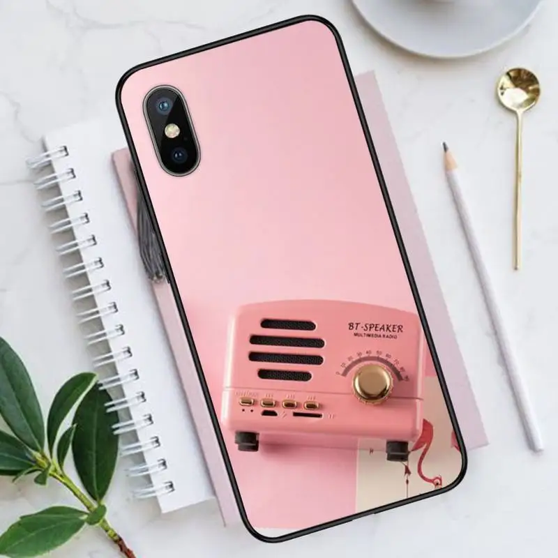 

Retro camera tape pink style Phone Case for iPhone 11 12 pro XS MAX 8 7 6 6S Plus X 5S SE 2020 XR shell funda coque
