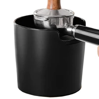 coffee powder residue box black deep bowl non slip detachable knock bar coffee machine grounds bucket grind trash bin